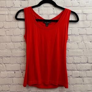 St. John Red Tank Top Women's Small NWT Gold Logo
